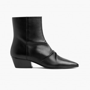 Thursday Boots Bijou Zip-Up Stiefeletten Damen Schwarz | Österreich-63827BPSY
