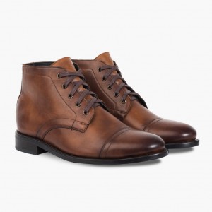 Thursday Boots Cadet Schnürstiefel Herren Braun | Österreich-93562BXOR