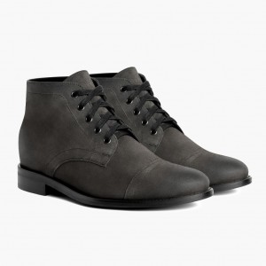 Thursday Boots Cadet Schnürstiefel Herren Dunkelgrau | Österreich-92876ZGEM