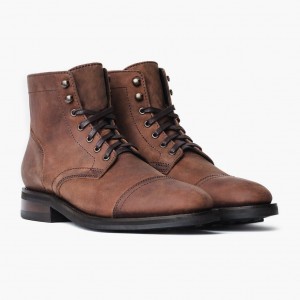 Thursday Boots Captain Schnürstiefel Herren Braun | Österreich-82741QRME
