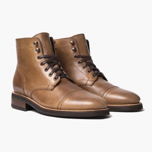 Thursday Boots Captain Schnürstiefel Herren Braun | Österreich-32541JDNS