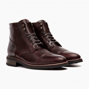 Thursday Boots Captain Schnürstiefel Herren Braun | Österreich-35079QRJG