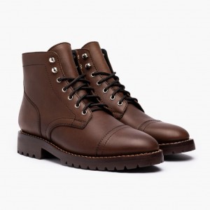 Thursday Boots Captain StormKing® Schnürstiefel Herren Braun | Österreich-03126GSVM