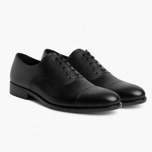 Thursday Boots Chairman Lederschuhe Herren Schwarz | Österreich-32561WAVZ