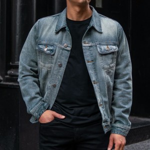 Thursday Boots Denim Trucker Jacken Herren Blau | Österreich-75821JOWA