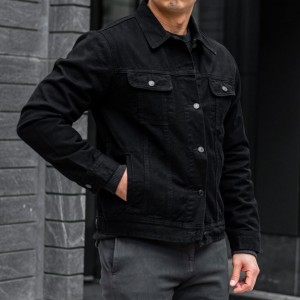 Thursday Boots Denim Trucker Jacken Herren Schwarz | Österreich-84250FIRH