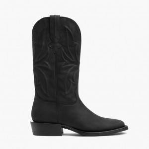 Thursday Boots Desperado Square Kappe Cowboystiefel Herren Schwarz | Österreich-17635XGAC