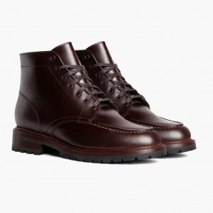 Thursday Boots Diplomat Moc Kappe Schnürstiefel Herren Braun | Österreich-06491DUNR