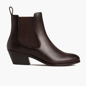 Thursday Boots Duchess 2 Heel Stiefeletten Damen Dunkelbraun | Österreich-76308YSKU
