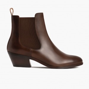 Thursday Boots Duchess 2 Heel Stiefeletten Damen Dunkelbraun | Österreich-31297YSEO