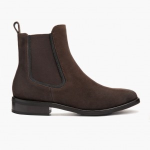Thursday Boots Duchess Chelsea Stiefel Damen Dunkelbraun | Österreich-07532GXAJ