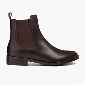 Thursday Boots Duchess Chelsea Stiefel Damen Dunkelbraun | Österreich-89076BWJX