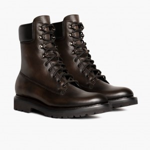 Thursday Boots Explorer Combat Schnürstiefel Herren Dunkelbraun | Österreich-52046NWGB
