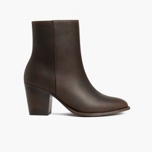Thursday Boots Highline 3 Heel Stiefeletten Damen Dunkelbraun | Österreich-12690OQXJ