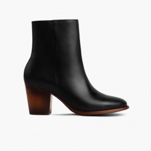 Thursday Boots Highline 3 Heel Stiefeletten Damen Schwarz | Österreich-39450NTGV