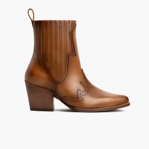 Thursday Boots Icon High Heel Chelsea Stiefel Damen Braun | Österreich-84901DQZE