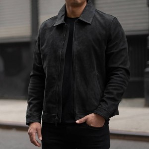Thursday Boots Keanu Leder Jacken Herren Schwarz | Österreich-34158YRBH