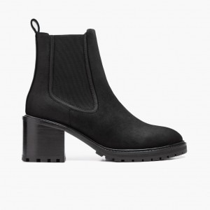 Thursday Boots Knockout High Heel Chelsea Stiefel Damen Schwarz | Österreich-74369XZFO