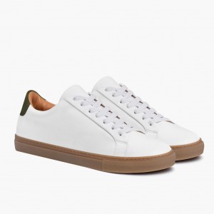 Thursday Boots Legacy Low Top Sneakers Herren Weiß Grün | Österreich-34827HYLI