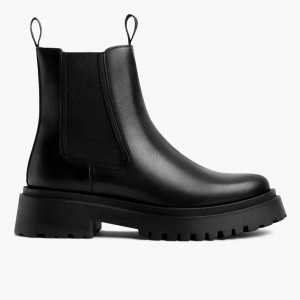Thursday Boots Legend Plattform Chelsea Stiefel Damen Schwarz | Österreich-82017UYSC
