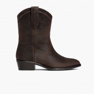 Thursday Boots Liberty Cowboystiefel Damen Dunkelbraun | Österreich-27063EYTA