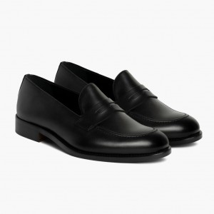 Thursday Boots Lincoln Penny Halbschuhe Herren Schwarz | Österreich-84310KRTO