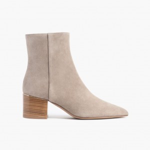 Thursday Boots Luna 2 Heel Stiefeletten Damen Taupe | Österreich-92638JBPR