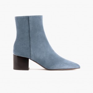 Thursday Boots Luna 2 Heel Stiefeletten Damen Blau | Österreich-50841QOCF