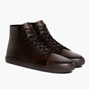 Thursday Boots Premier High Top Sneakers Herren Dunkelbraun | Österreich-76089OGYR
