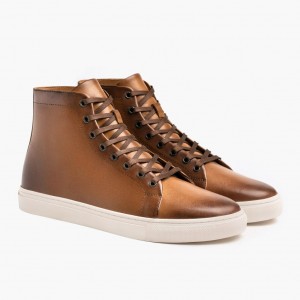 Thursday Boots Premier High Top Sneakers Herren Braun | Österreich-84253NJCG