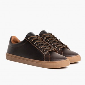 Thursday Boots Premier Low Top Sneakers Herren Dunkelbraun | Österreich-82653DLRO