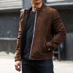 Thursday Boots Racer Jacken Herren Dunkelbraun | Österreich-32057YUAX