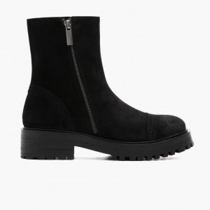 Thursday Boots Raider Zip-Up Stiefeletten Damen Schwarz | Österreich-93158XWGK