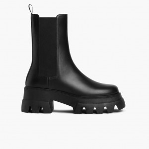 Thursday Boots Reign Chunky Outsole Chelsea Stiefel Damen Schwarz | Österreich-41372TQFS