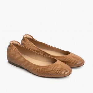 Thursday Boots Scrunch Ballerinas Damen Braun | Österreich-57428GIAY