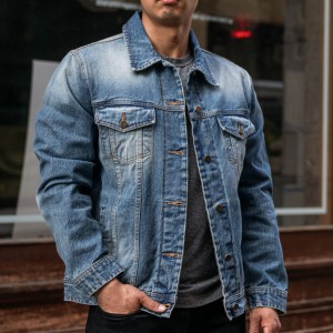 Thursday Boots Selvedge Denim Trucker Jacken Herren Blau | Österreich-75089UKAL
