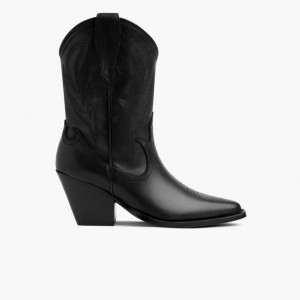 Thursday Boots Sierra Cowboystiefel Damen Schwarz | Österreich-25369QKNU
