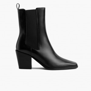 Thursday Boots Soho High Heel Chelsea Stiefel Damen Schwarz | Österreich-29538DUHE