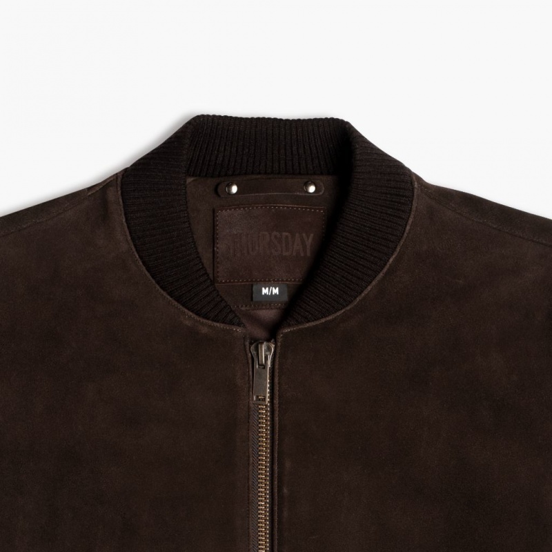 Thursday Boots Bomber Jacken Herren Dunkelbraun | Österreich-93168IASR