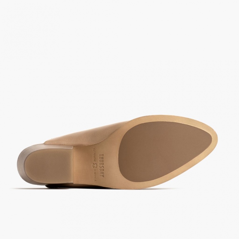 Thursday Boots Breeze Mule Damen Beige | Österreich-52170WFPB
