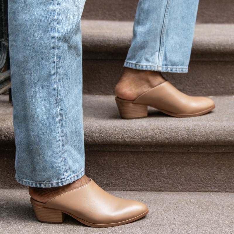 Thursday Boots Breeze Mule Damen Beige | Österreich-52170WFPB