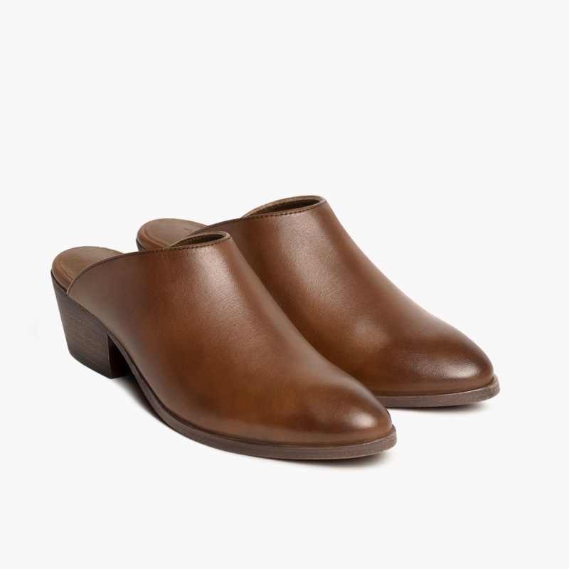 Thursday Boots Breeze with 2 Heel Mule Damen Dunkelbraun | Österreich-09435IPRZ