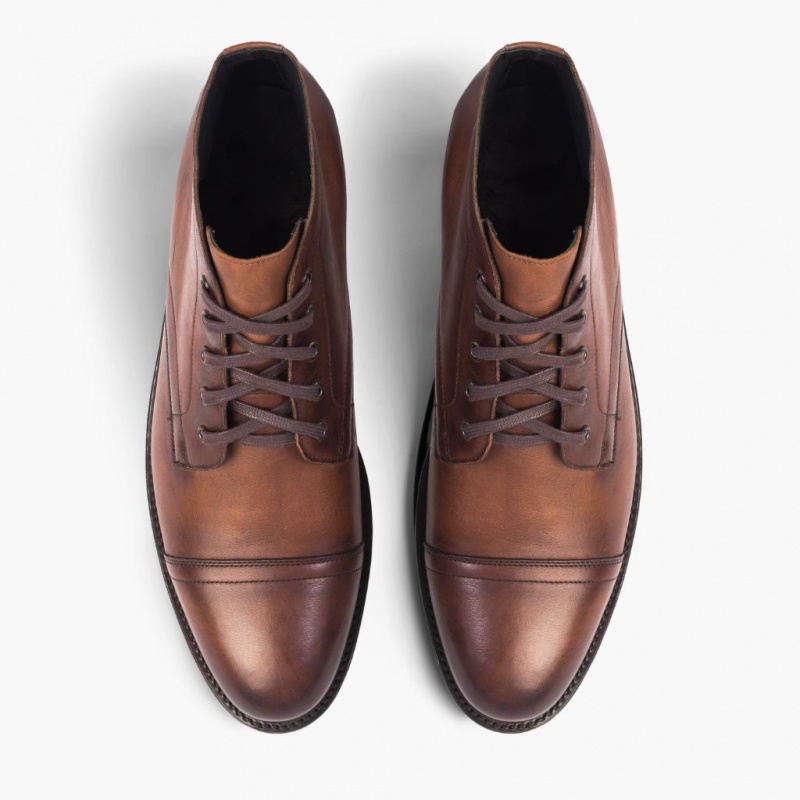 Thursday Boots Cadet Schnürstiefel Herren Braun | Österreich-93562BXOR