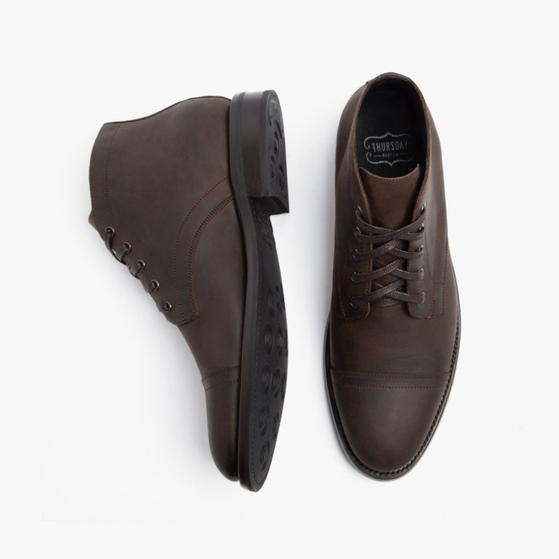 Thursday Boots Cadet Schnürstiefel Herren Braun | Österreich-46713LWNP