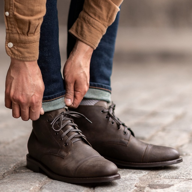 Thursday Boots Cadet Schnürstiefel Herren Braun | Österreich-46713LWNP
