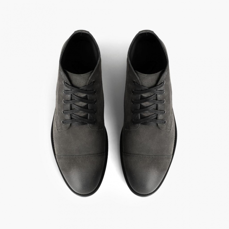 Thursday Boots Cadet Schnürstiefel Herren Dunkelgrau | Österreich-92876ZGEM