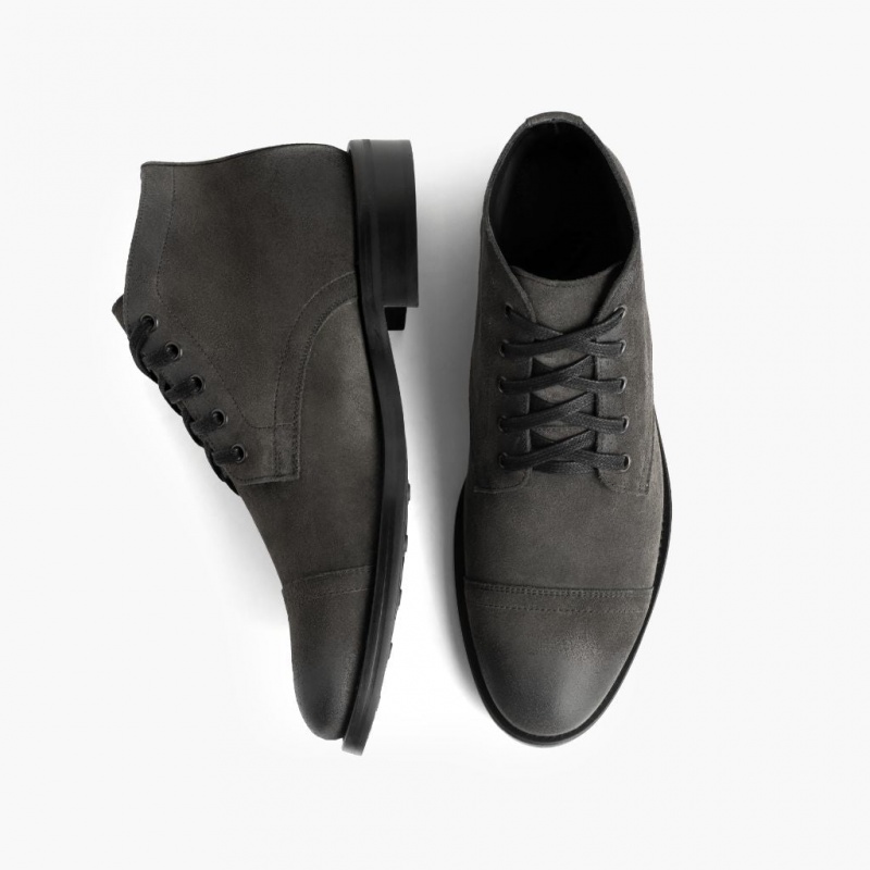 Thursday Boots Cadet Schnürstiefel Herren Dunkelgrau | Österreich-92876ZGEM