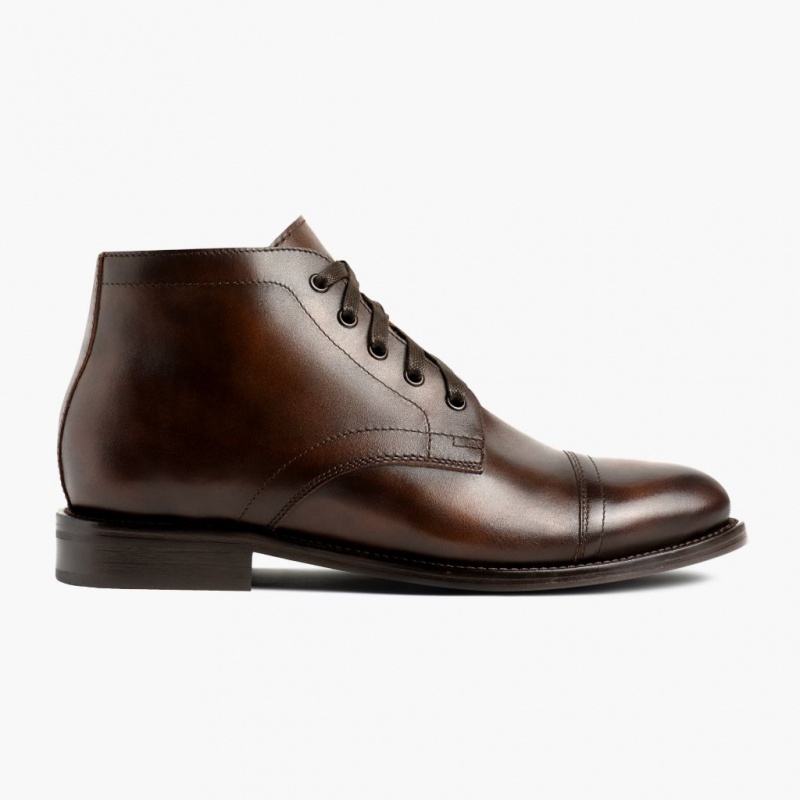 Thursday Boots Cadet Schnürstiefel Herren Dunkelbraun | Österreich-43502LUGP