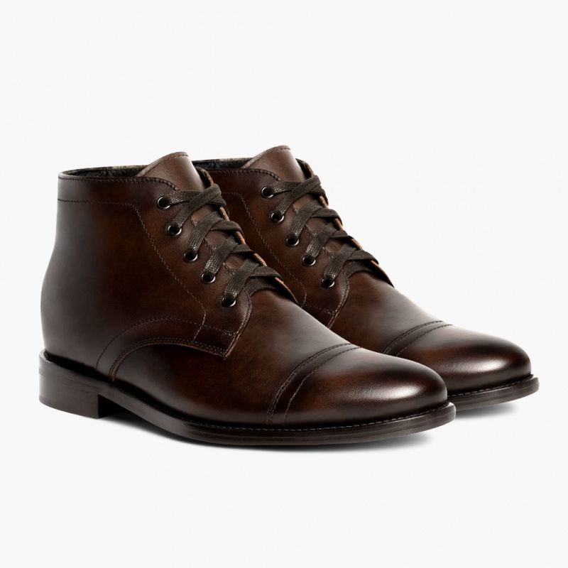 Thursday Boots Cadet Schnürstiefel Herren Dunkelbraun | Österreich-43502LUGP