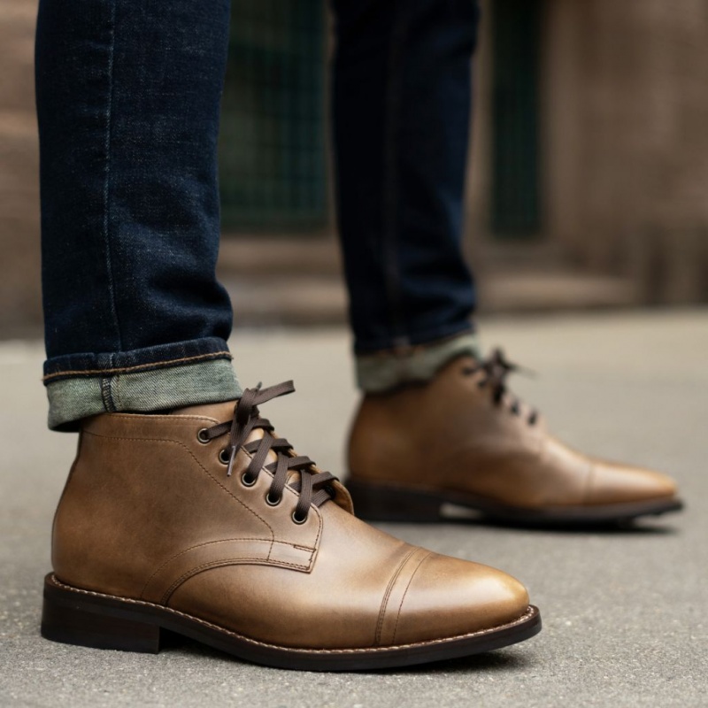 Thursday Boots Cadet Schnürstiefel Herren Braun | Österreich-04165MZWR